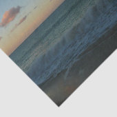 Papier Mousseline Vagues s'écrasant au paysage de Sunset Beach (Détail)