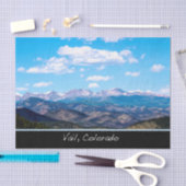 Papier Mousseline Vail, Montagnes du Colorado (Artisanat)