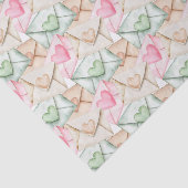 Papier Mousseline Valentine Envelopes and Hearts (Détail)