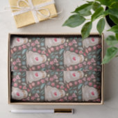 Papier Mousseline Valentine Sloth Motif (Cadeau)