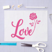 Papier Mousseline Valentine vous tous pour toujours Tissue Paper (Artisanat)