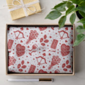 Papier Mousseline Valentines (Cadeau)