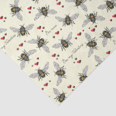 Papier Mousseline Valentines Abees (Détail)