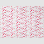 Papier Mousseline Valentine's Day Birthday Cake Pattern (Recto)