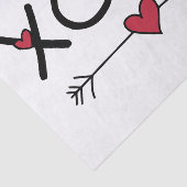 Papier Mousseline Valentines XOXO (Détail)