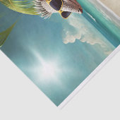 Papier Mousseline Valentino en vacances, Armadillo Spring Breaks (Détail)