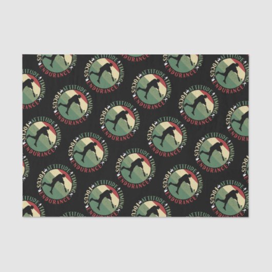 Papier Mousseline Valeurs de l'équipe de baseball motivationnel (Recto)