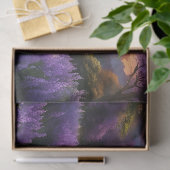 Papier Mousseline Vallée de la Lavande à Daybreak (Cadeau)