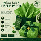 Papier Mousseline Valse du Trèfle