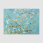 Papier Mousseline Van Gogh Almond Blossoms<br><div class="desc">Artiste : Vincent Van Gogh Titre : Les fleurs d'amandes ont modifié la couleur par 2sweet4wordsDesigns vincent van gogh,  van gogh,  fleurs d'amandes,  turquoise,  fleurs,  floral,  ressort,  sophistiqué,  décoration</div>