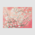Papier Mousseline Van Gogh Almond Blossoms Peach<br><div class="desc">"Enveloppement cadeau qui fleurit avec chaleur" Éclairer tout cadeau avec ce délicat papier de tissu rose pêche orné de fleurs d’amandes de Van Gogh. L'arrière - plan chaleureuse et joyeuse ajoute une touche de joie et de féminité, tandis que les détails floraux d'art raffiné transforment chaque paquet en quelque chose...</div>