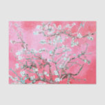 Papier Mousseline Van Gogh Almond Blossoms rose Bleu<br><div class="desc">Artiste : Vincent Van Gogh Titre : Almond Blossoms a modifié la couleur par 2sweet4wordsDesigns Almond Blossoms,  Vincent Van Gogh,  Van Gogh,  impressionnisme,  classique,  art,  artwork,  fleurs,  floral,  rose,  bleu</div>