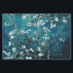 Papier Mousseline Van Gogh Almond Blossoms : Turquoise foncé<br><div class="desc">Artiste : Vincent Van Gogh Titre : Fleurs d'amandes modifiées par 2sweet4wordsDesigns/ Pure Vintage Love</div>