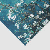 Papier Mousseline Van Gogh Almond Blossoms : Turquoise foncé (Détail)