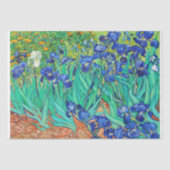 Papier Mousseline Van Gogh - Champ d'Irises Découpage (Recto)