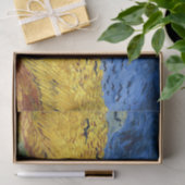 Papier Mousseline Van Gogh Champs de blé Impressionniste Peinture (Cadeau)