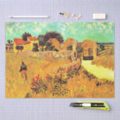 Papier Mousseline Van Gogh - Ferme en Provence (Artisanat)