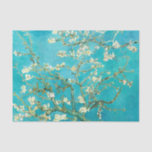 Papier Mousseline VAN GOGH Fleurs d'amandes<br><div class="desc">"van gogh",  vincent,  "fleurs d'amandes",  fleurs,  "peinture célèbre",  vintage,  "art fin",  floral,  bleu</div>