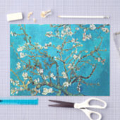 Papier Mousseline Van Gogh - Fleurs d'amandes, célèbre peinture (Artisanat)