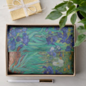 Papier Mousseline Van Gogh Irises Floral Peinture (Cadeau)