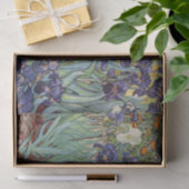 Papier Mousseline Van Gogh Irises Peinture impressionniste (Cadeau)