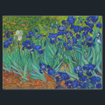 Papier Mousseline Van Gogh Irises Vintage Floral bleu Tissu Papier<br><div class="desc">C'est la peinture à l'huile "Irises" réalisée en 1889 par l'artiste post-impressionniste néerlandais Vincent Willem van Gogh (1853-1890). C'est notre série des Beaux-Arts n° 68.</div>