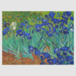 Papier Mousseline Van Gogh Irises Vintage Floral bleu Tissu Papier<br><div class="desc">C'est la peinture à l'huile "Irises" réalisée en 1889 par l'artiste post-impressionniste néerlandais Vincent Willem van Gogh (1853-1890). C'est notre série des Beaux-Arts n° 68.</div>