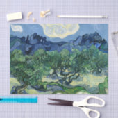 Papier Mousseline Van Gogh La peinture paysagère des oliviers (Artisanat)