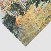 Papier Mousseline Van Gogh - Maison avec des tournesols (Détail)