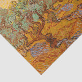 Papier Mousseline Van Gogh Olive Trees Soleil Jaune Ciel (Détail)
