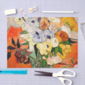 Papier Mousseline Van Gogh Roses and Anemones (Artisanat)