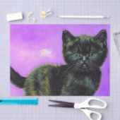 Papier Mousseline Van Gogh Style Cat (Artisanat)