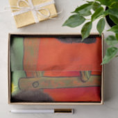 Papier Mousseline Van Gogh Style Chat noir (Cadeau)