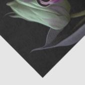 Papier Mousseline Van Gogh Tulips, Jardin fantaisiste violet profond (Détail)