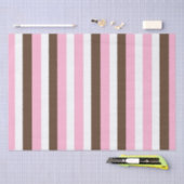 Papier Mousseline Vanille au chocolat rose (Artisanat)