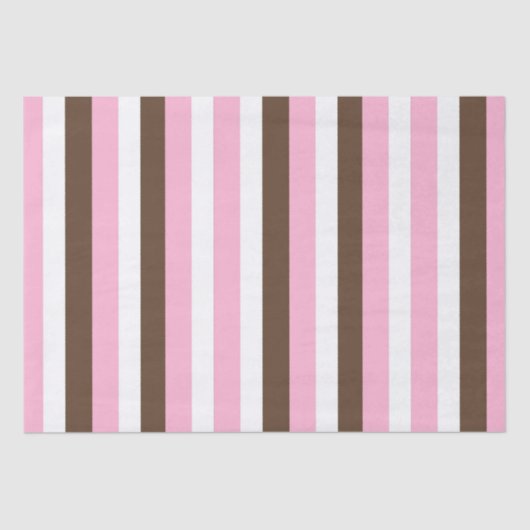 Papier Mousseline Vanille au chocolat rose (Recto)