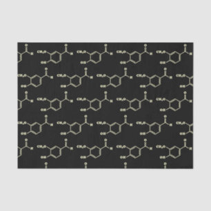 Papier Mousseline Vanille Vanillin Formule chimique moléculaire
