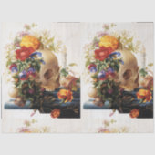 Papier Mousseline Vanitas - Le crâne (Recto)