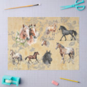 Papier Mousseline Variété de découpage du cheval (Artisanat)