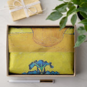 Papier Mousseline Vase avec Irises, Van Gogh (Cadeau)