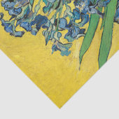 Papier Mousseline Vase avec Irises, Vincent Van Gogh Découpage (Détail)