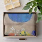 Papier Mousseline Vase de fleurs, Redon (Cadeau)