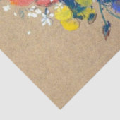 Papier Mousseline Vase de fleurs, Redon (Détail)