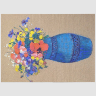 Papier Mousseline Vase de fleurs, Redon