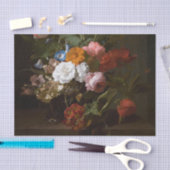Papier Mousseline Vase des fleurs de Rachel Ruysch (Artisanat)