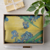 Papier Mousseline Vase Van Gogh avec Iris Classic Impressionnisme (Cadeau)