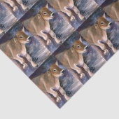 Papier Mousseline Veau de Suisse Brown (Détail)