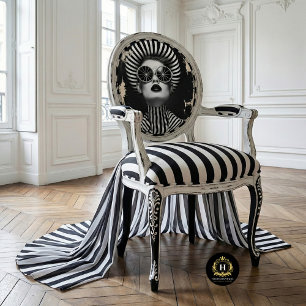 Papier Mousseline Védette du Glam Rock rayée en découpage