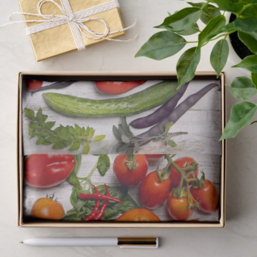 Papier Mousseline Vegetable and Herb Harvest (Cadeau)