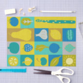 Papier Mousseline Veggie Blocks I (Artisanat)